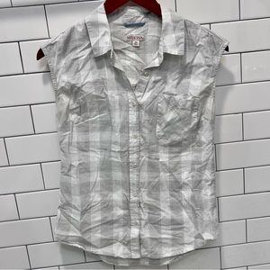 Merona Button-Up Tank - XS